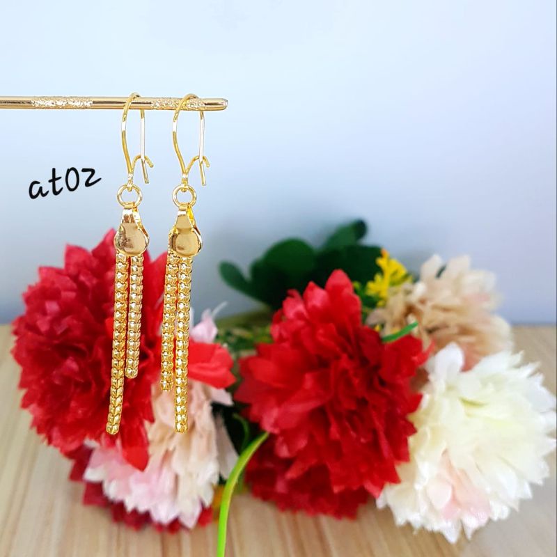 Anting titanium import kode A 04 import awet,tahan lama,