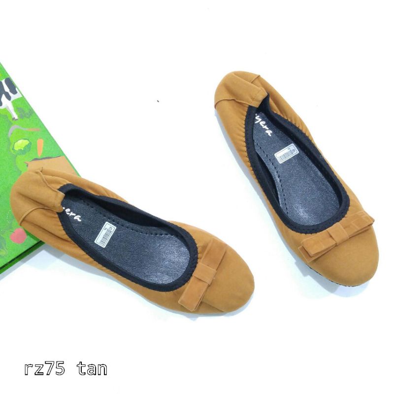 OBRAL CUCI GUDANG Borneo Sepatu Wanita Flat Flatshoes Ballet Ballerina Slip on by Xavyera kode rz75 dan rz77