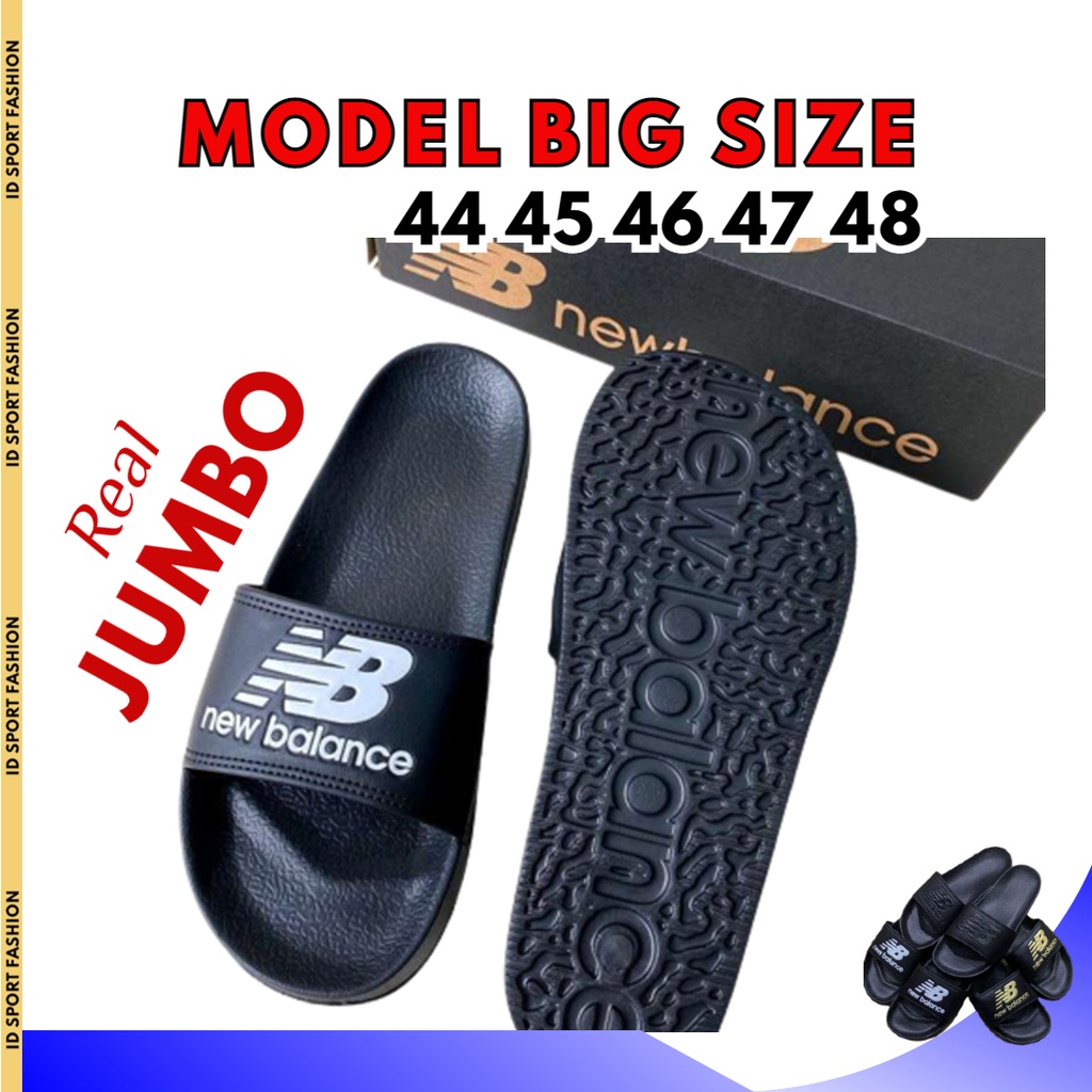 NEW BIG SIZE 45 46 47 48 Sandal Pria Ukuran Jumbo Slip On Flip Flop Original Kualitas Import Bisa CO