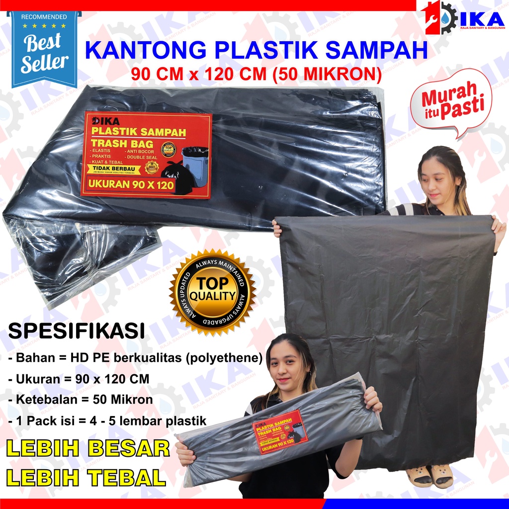 ( Ready Stock / harga 1 pack) HD sampah | Kantong Plastik Sampah Hitam - Trash Bag/Trashbag - Tempat Sampah Plastik kantong plastik sampah trash bag hitam 60 x 100 / 90 x 120 jumbo kuat anti bau