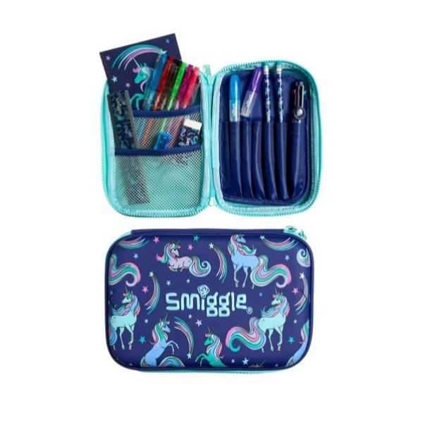 

Smiggle Hits Hardtop Pencil Case Kit Unicorn / Tempat pencil Smiggle Unicorn Kit Set