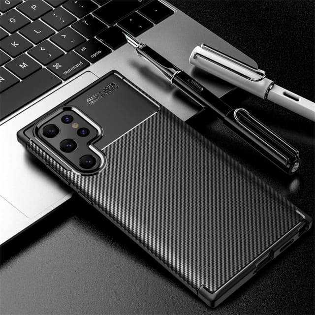 SAMSUNG S22 / S22 PLUS / S22 ULTRA / S21 FE / S21 / S21 PLUS / S21 ULTRA SOFT CASE FOCUS CARBON ORIGINAL