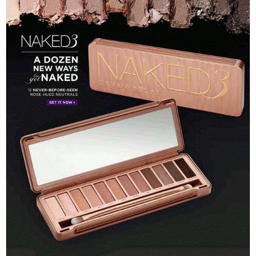 Promo Kosmetik Eyeshadow Palette Set Naked3 Naked 3 Urban Decay Makeup Artis