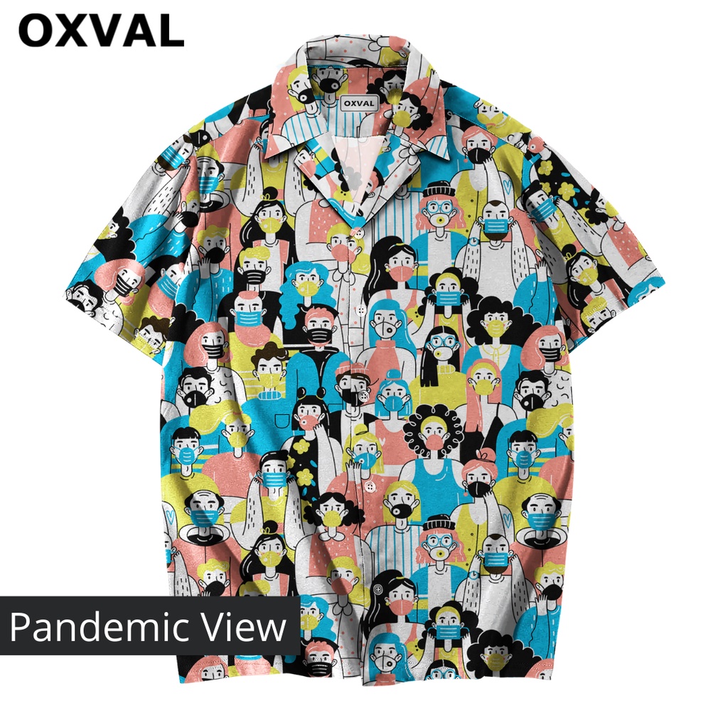 OXVAL - Kemeja Lengan Pendek - Pandemic View
