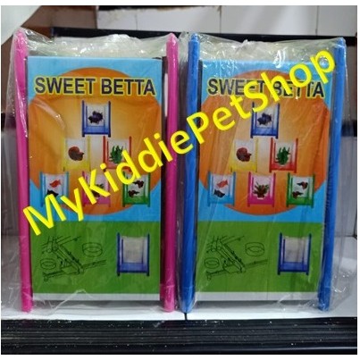 Soliter Akrilik Aquarium Sweet Beta Besar untuk Ikan Cupang