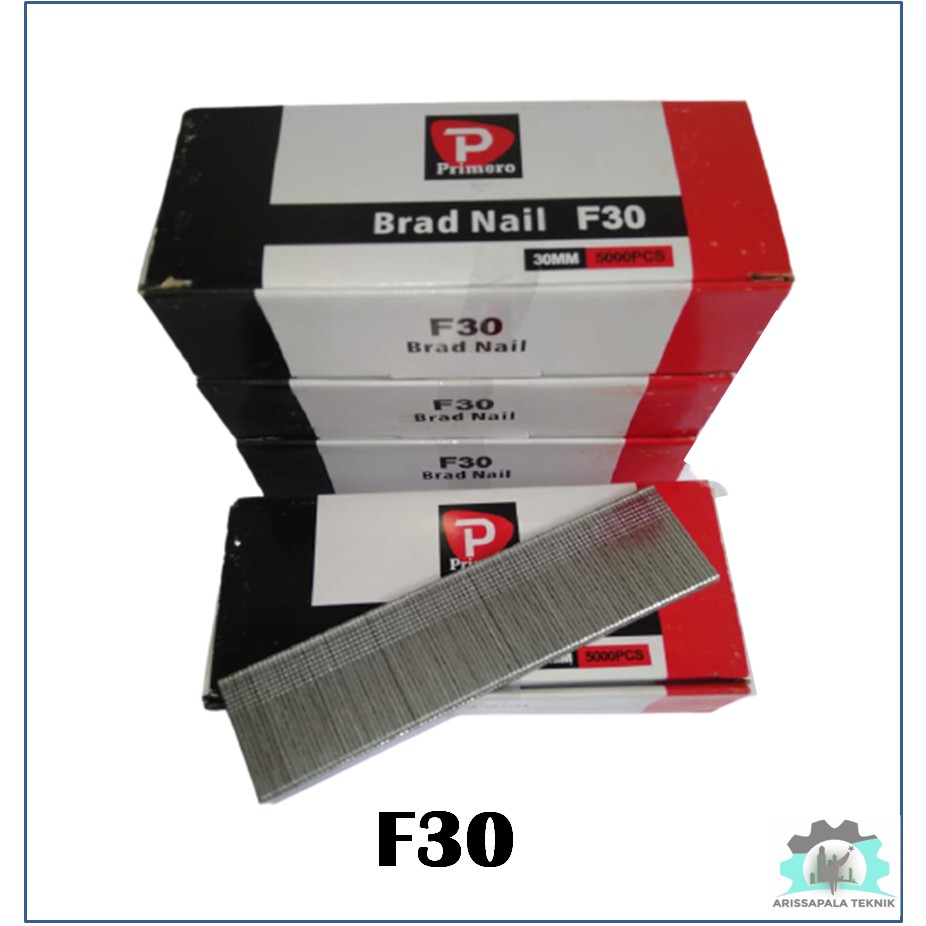 

Isi Paku Tembak Staples 5000pcs 30 mm Refill AIR NAILER F30 Brad Nailer