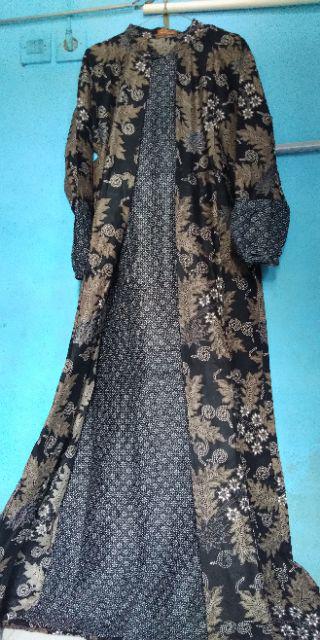 Gamis Katun Sogan Jumbo Ld 105. Gamis Busui. Gamis Batik Murah. Maxi Dress Murah. Maxi Dress Batik