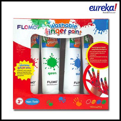 

Finger Paint Set Washable Non Toxic Paint Color