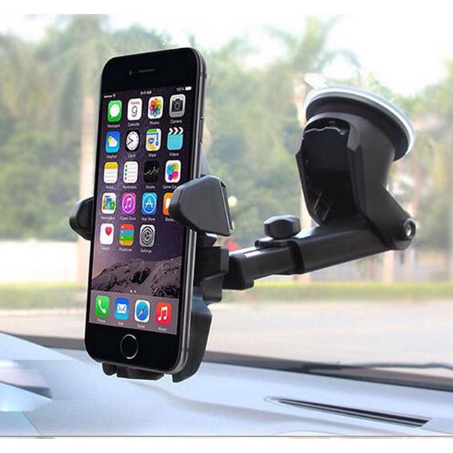 Universal 360 Rotasi Dudukan Ponsel Mobil / Dasbor Kaca Depan yang Dapat Ditarik Suction Phone GPS Mount / Di Dalam Mobil Dukungan Magnetik Smartphone Stand / Untuk iPhone 11 Pro XS Max Ponsel Android Xiaomi Huawei Samsung