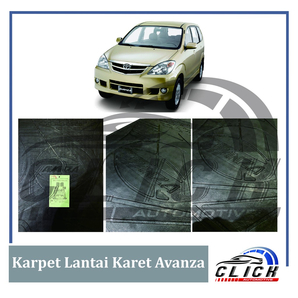 Karpet Lantai Karet Avanza Lama Satu set | Karpet Lantai Karet Mobil Avanza