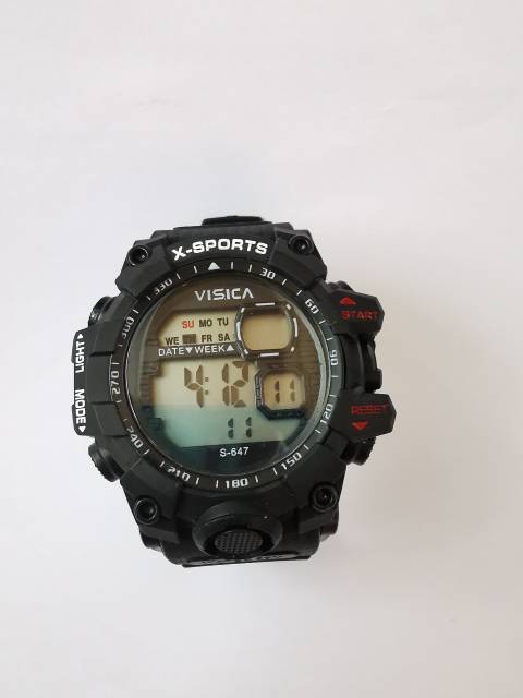 Jam tangan digital Sporty Anak Remaja water Resist Visica 647