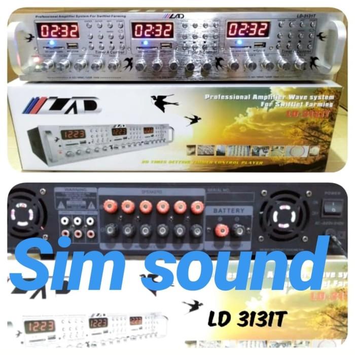 Amplifier Walet LAD LD 3131T Ampli LD3131T 6 Channel 3131 T
