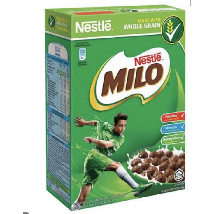 

SEREAL MILO BOX 170gr Menu Sarapan