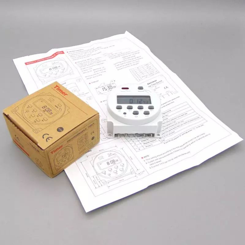 Timer CN101A 12V 220V Weekly Programmable Timer Switch Digital