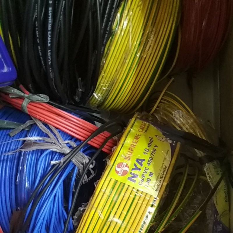 KABEL GROUNDING KAWAT TUNGGAL NYA 4MM 4 MM SUPREME ECERAN METERAN