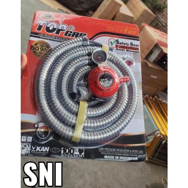 🆗COD Regulator + Selang Top Gas  TGS002 / Selang Gas LPG + REGULATOR