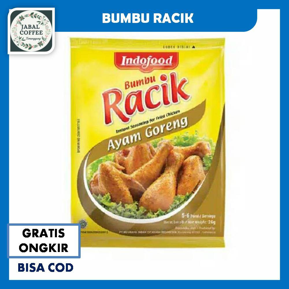 Bumbu Racik Indofood / Racik Ayam Goreng /Racik Ikan Goreng /Racik Tempe Goreng J29