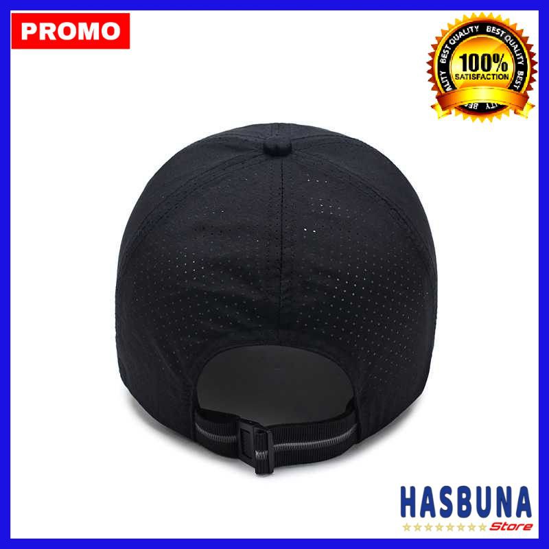 (MAINANKYU) FLB Topi Baseball Snapback Polkadot - MZ237 Hitam