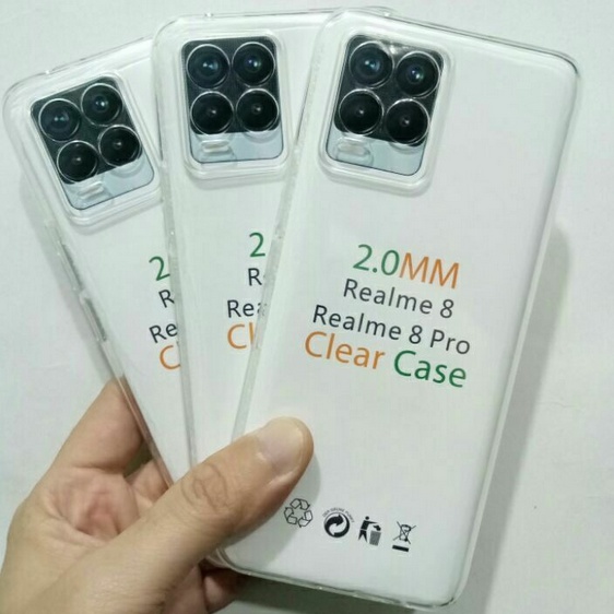 Realme 8 / 8 Pro Case Softcase Silicon Clear HD Casing Realme 8 / 8 Pro