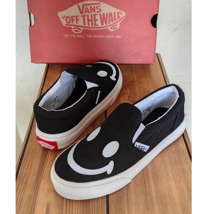 Sepatu Slip On Anak Perempuan | Sepatu Slip On Anak Laki Laki | Vans Slip on Anak | Slip On Anak | Sepatu Anak Smile