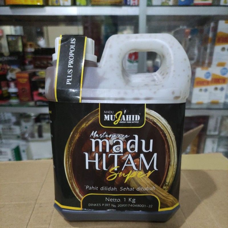 

Madu Hitam Pahit super Mujahid 1 kg