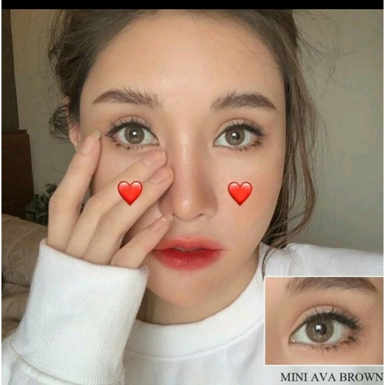 SOFTLENS MINI AVA GREY/ABU. NORMAL MINUS(s.d -10.00)