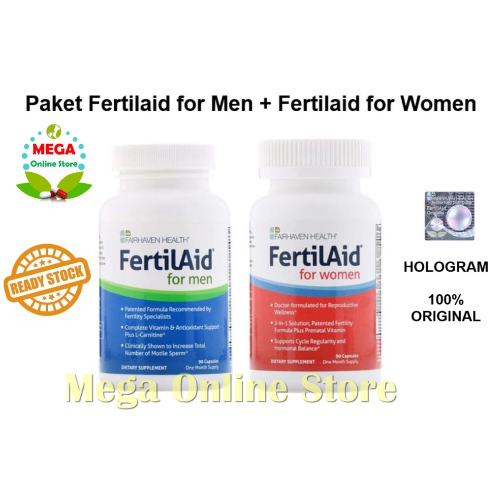 Paket FertilAid for Men + FertilAid for Women 90 Caps
