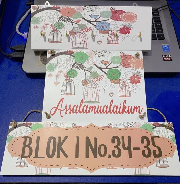 Oemah Kajoe Kapstok Gantungan Kunci Keys Spatula Serbet Hanger