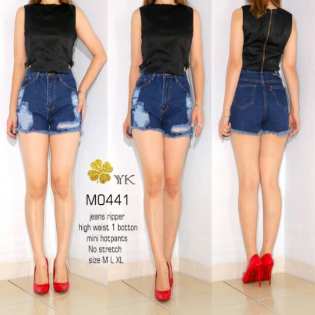 Ykdress 0441 mini high waist super hotpants