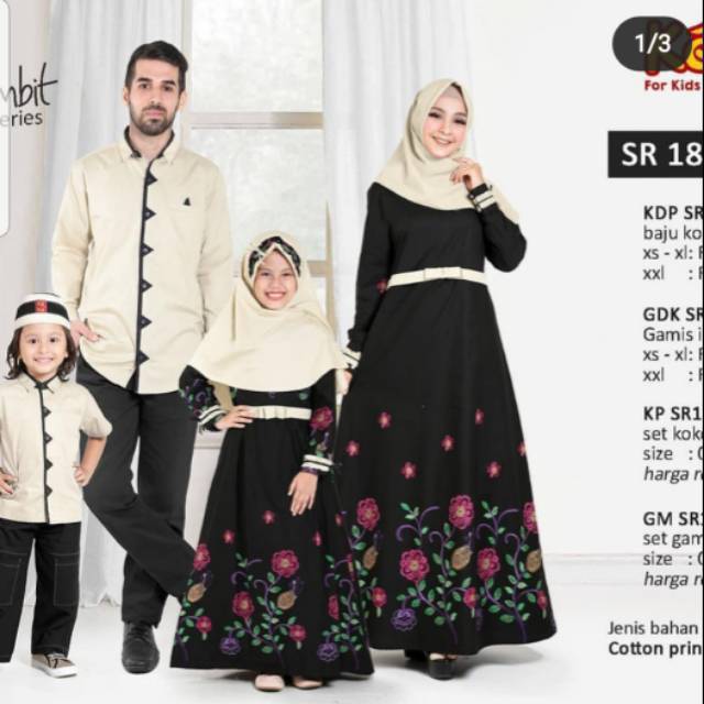 Gamis Dewasa Brand KEKE GDK SR 181904 (SALE)