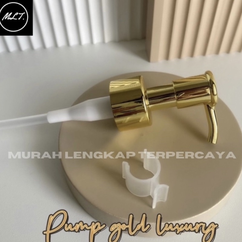 BOTOL 250ML HITAM/PUTIH GLOSSY GOLD NEW PUMP LUXURY TUTUP CLIP OIL AESTHETIC REFILL REFIL 250 ML CLIPOIL PUMP LUXURY GOLD