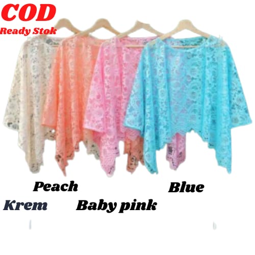 CAPE BRUKAT, ATASAN BRUKAT DEWASA, OUTER BRUKAT, BAJU PESTA, BAJU KONDANGAN,