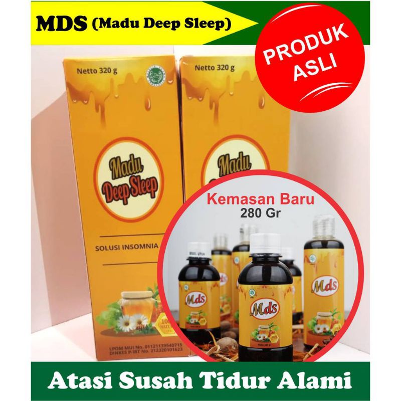 Madu Deep Sleep (MDS) Original Herbal Insomnia Obat Insomnia Untuk Susah Tidur Cair Ampuh Tanpa Efek Samping madu mds madu deep sleep original