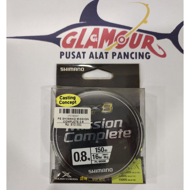 Shimano Pe Mission Complete 0.8