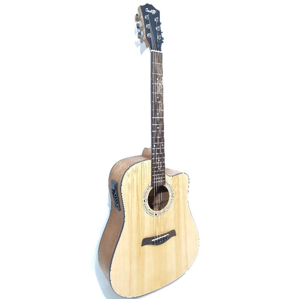 Gitar Akustik Elektrik Merk Cowboy Original Tipe GWC-240 NA NS Equalizer Eq-7545 Senar String Eq