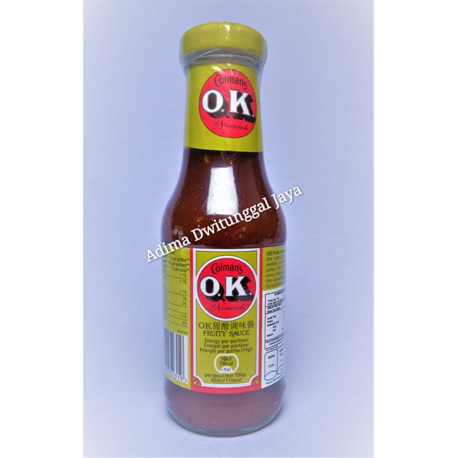 Colman's OK Fruity Sauce 335gr