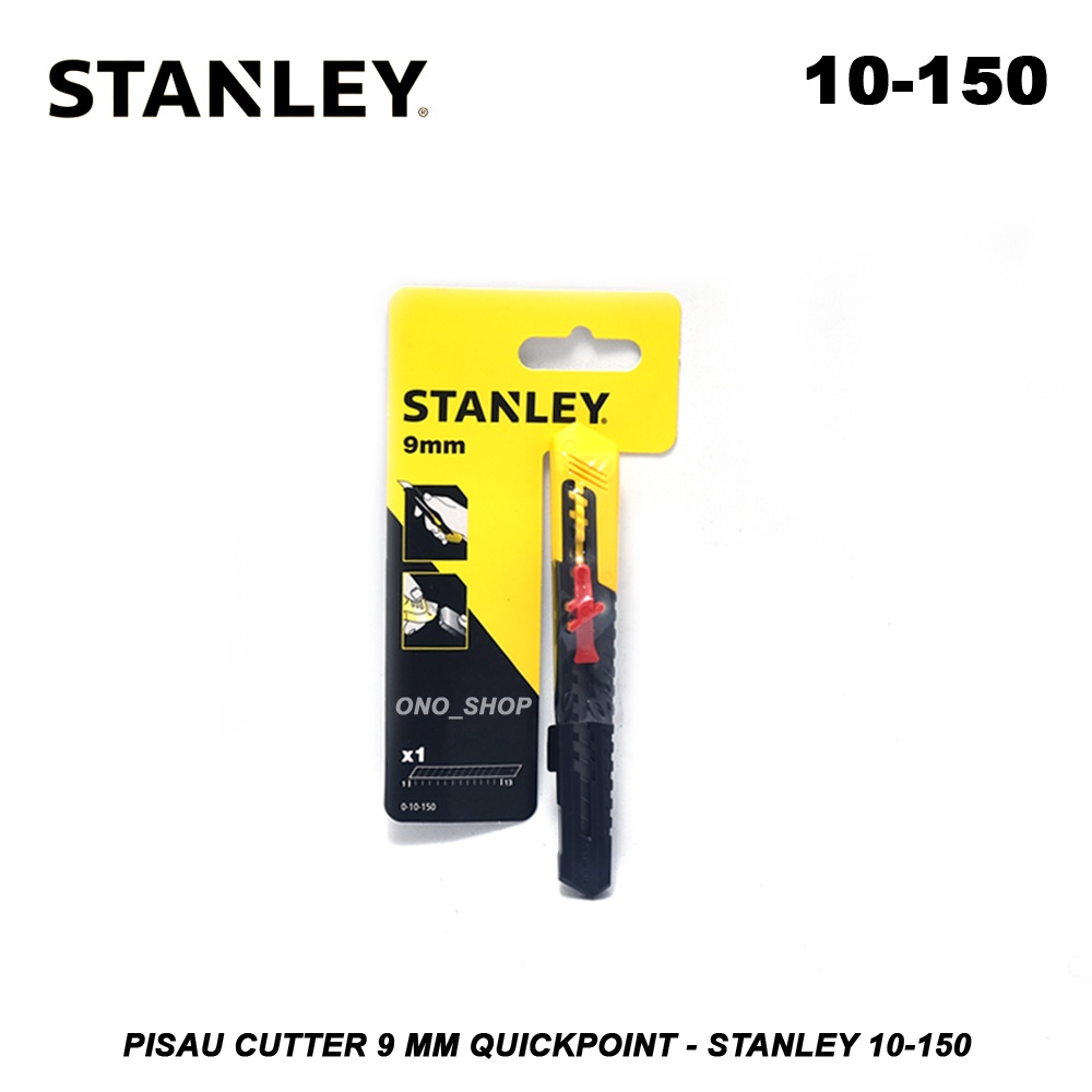

Pisau Cutter 9 mm QuickPoint - Stanley 10-150