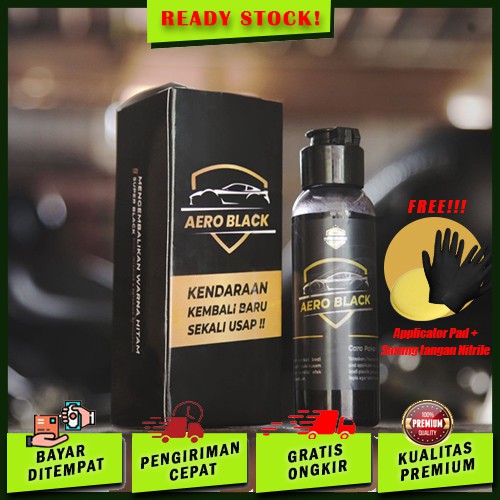 AERO BLACK ORIGINAL (ASLI) PREMIUM Penghitam Body dan Dashboard