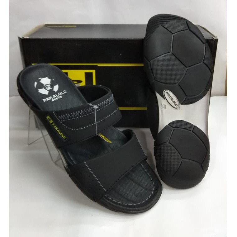 SANDAL PAKALOLO COKLAT 100% KULIT SENDAL PRIA /COWOK SIZE.38 s/d 43 ORIGINAL TERBARU
