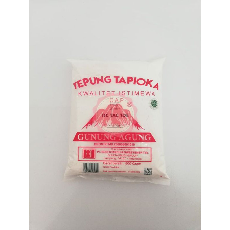 

Tepung Tapioka Gunung Agung 500gr