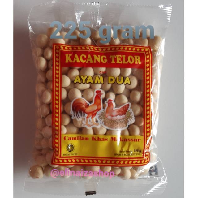 

KACANG TELUR AYAM DUA 225 GRAM