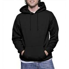 Hoodie Hitam Polos Murah Flecee katun Sweater Polos murah