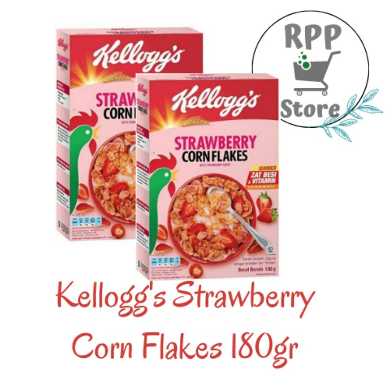

KELLOGG'S STROWBERY CORN FLAKES 180gr