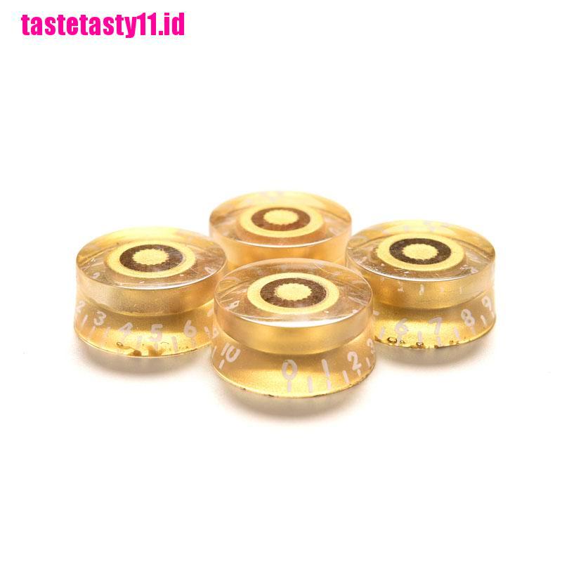 4 Pcs Tombol Kontrol Volume Nada Kecepatan Warna Emas Untuk Gibson Les Paul Electric