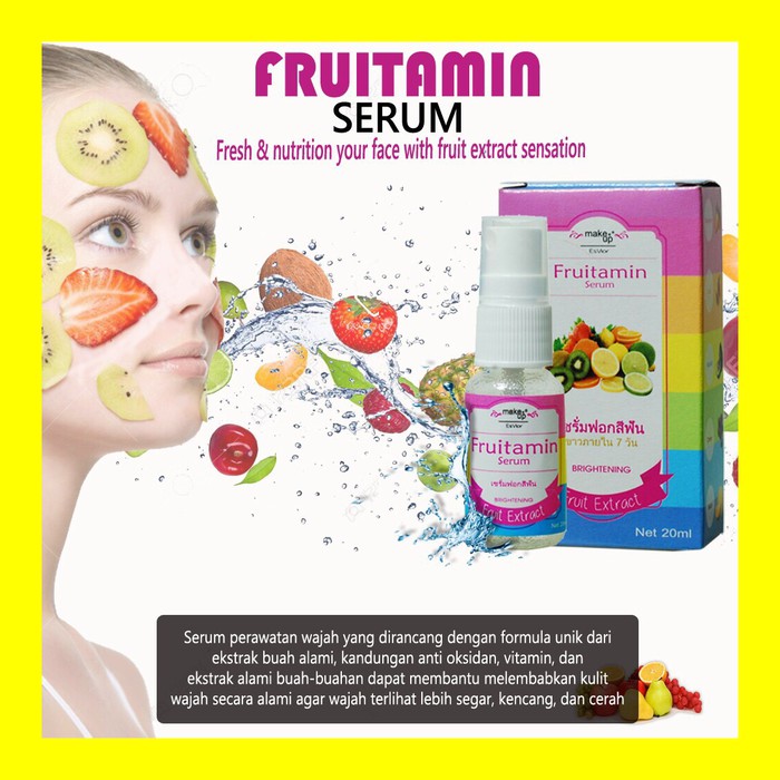 Serum Fruitamin Serum Original BPOM Jodohnya Fruitamin Soap
