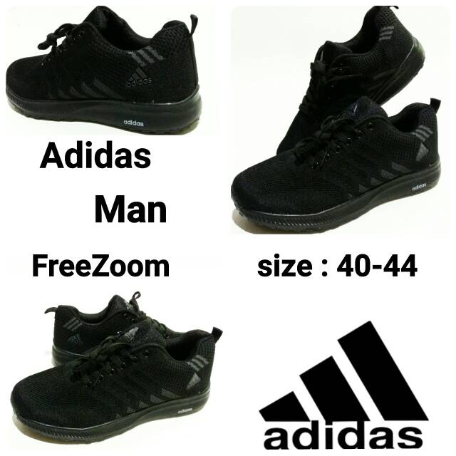 Sepatu Sneakers Adidas Freezoom Man Black Black Murah Dan Terbaru Adidas Import