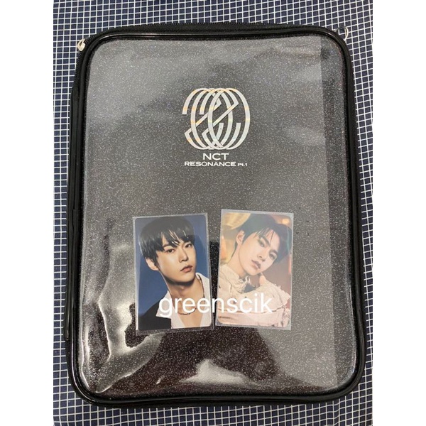 NCT 2020 Doyoung Photocard PC Resonance Pt 1 MD Sticker, Tablet Pouch Set
