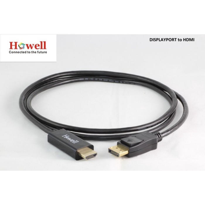 Howell Kabel Displayport to HDMI 2meter