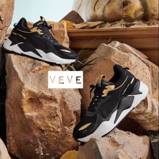 puma rs black and white