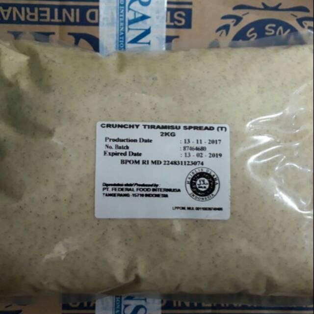 

SELAI TIRAMISU CRUNCHY ELMER 2 KG TERMURAH